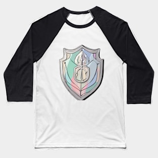 Shield Pastel shades Shadow Silhouette Anime Style Collection No. 279 Baseball T-Shirt